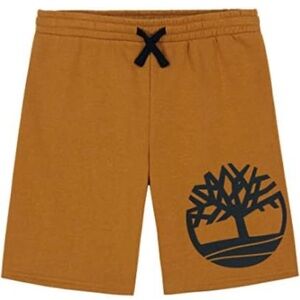Timberland Boy’s Brown Athletic Sweat Shorts with Logo